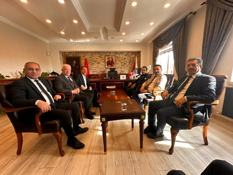 Başkan Kasap’tan Yeni Emniyet Müdürüne Hayırlı Olsun Ziyareti