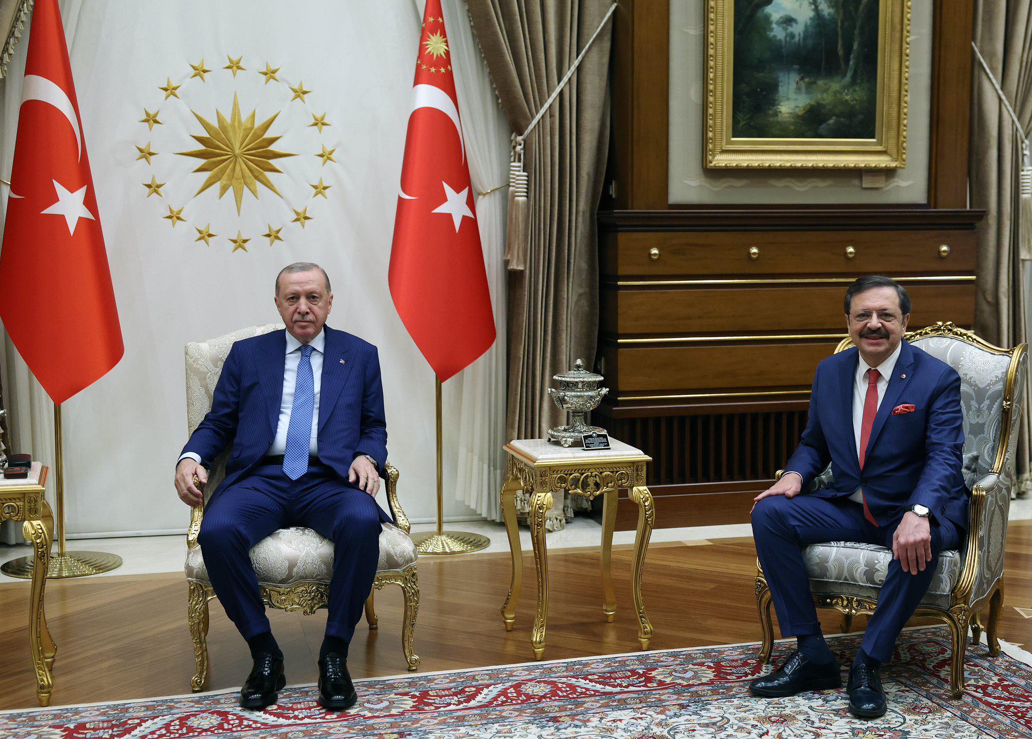 Tobb Başkanı Hisarcıklıoğlu’ndan Cumhurbaşkanı Erdoğan’a Ziyaret