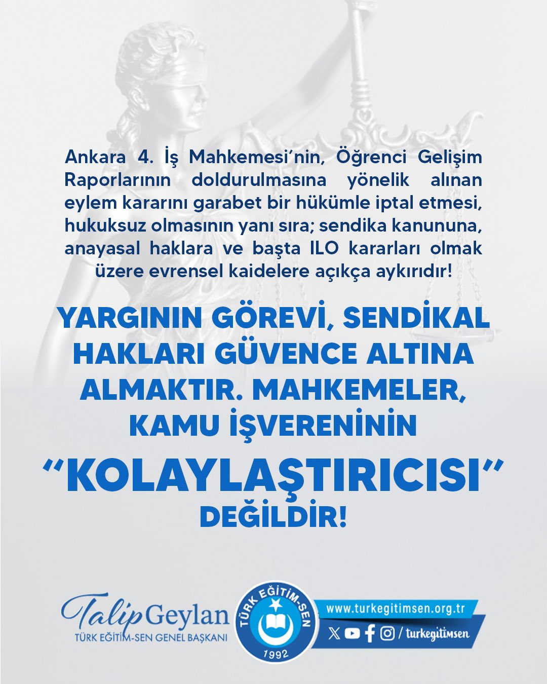 Mahkemeden Sendikal Eylem Kararına İptal: Tepkiler Yükseldi