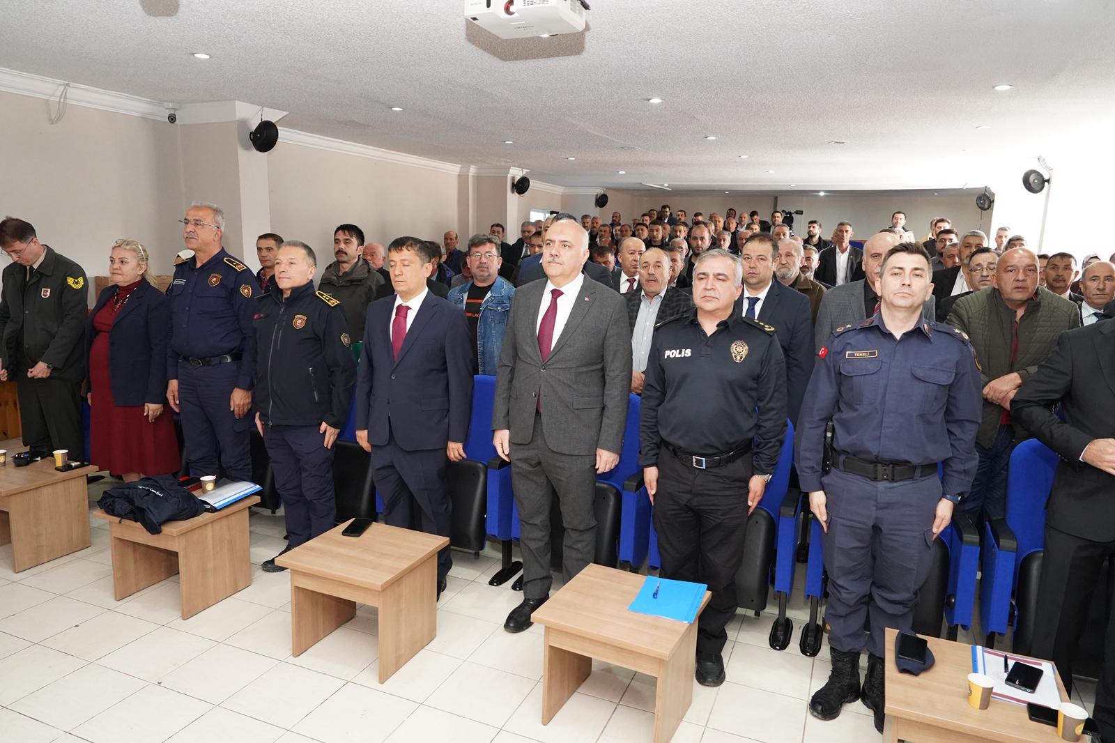 Kızılcahamam’da 109 Mahalle Muhtarıyla İstişare Toplantısı