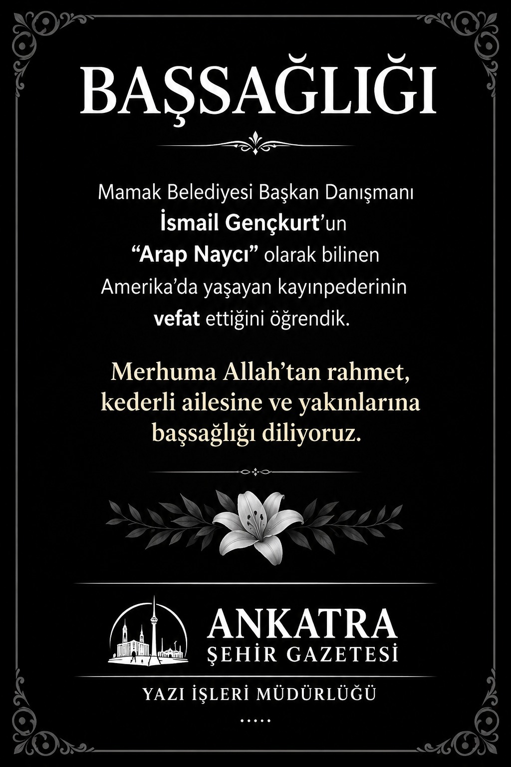 Arap Naycı Olarak Bilinen Zekeriya Naycı Hayatını Kaybetti