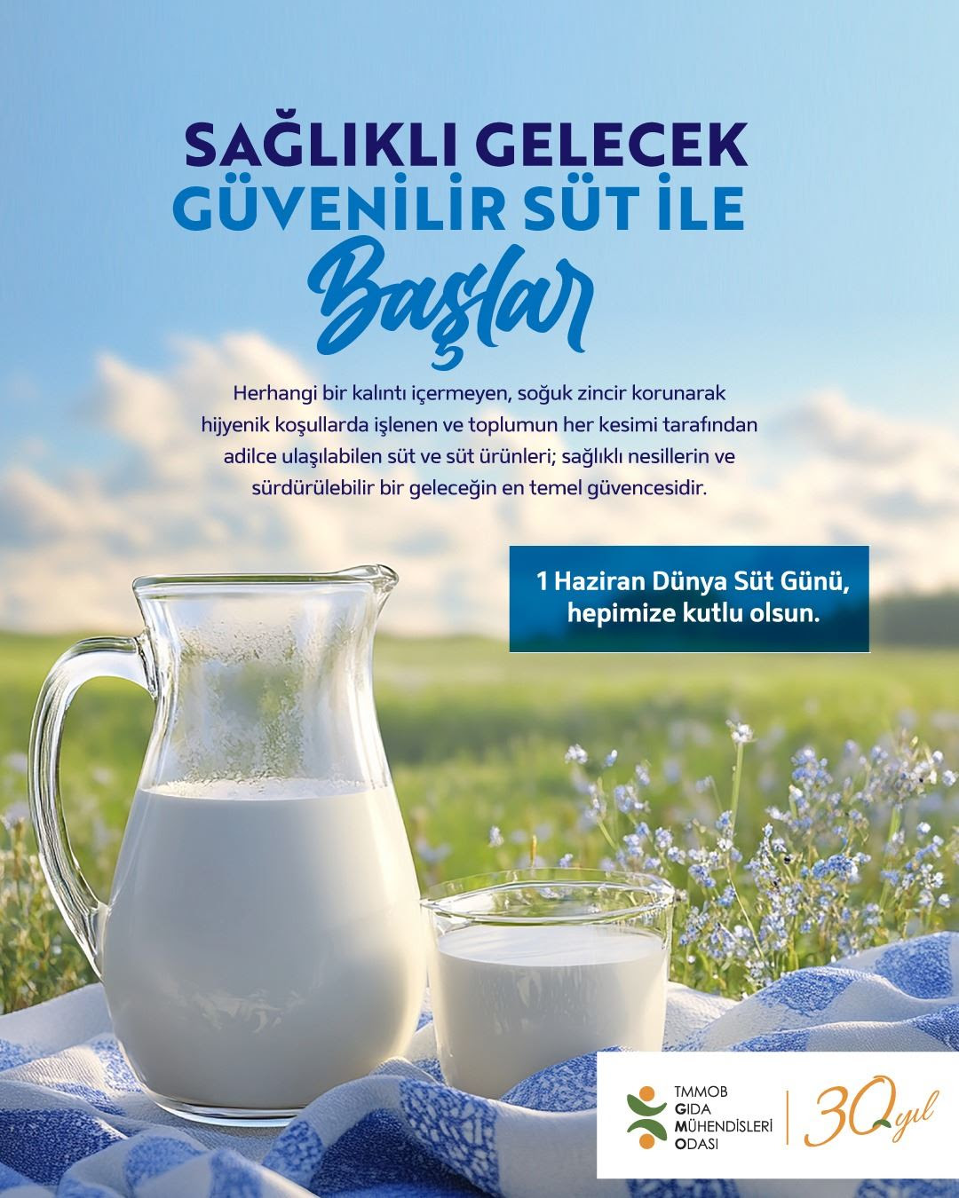 Süte Erişim Her Çocuğun Hakkı TMMOB Gıda Mühendisleri Odası'ndan Dünya Süt Günü'nde Çağrı: Okul Sütü Projesi Yeniden Başlatılsın