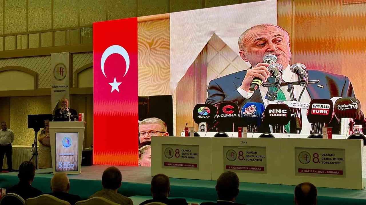 Halil İbrahim Balcı yeniden Türkiye Fırıncılar Federasyonu Başkanı seçildi