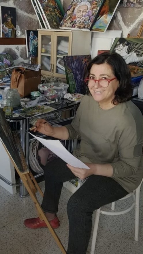 Fırçasıyla Hayallerine Hayat Veriyor